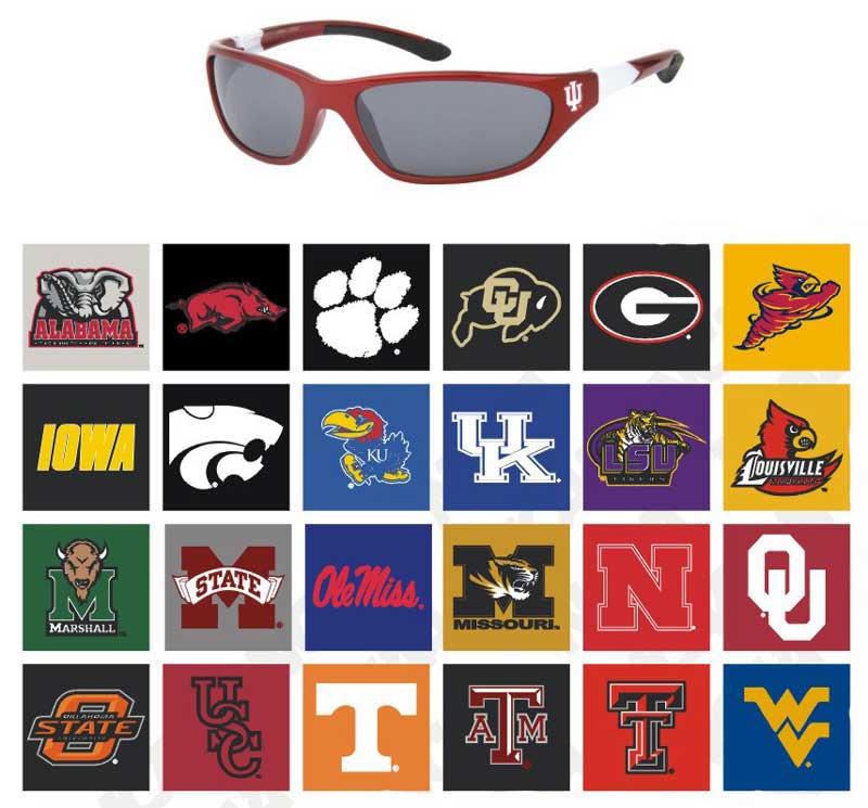 College Baseball Teams Logo - Baseball Sunglasses, NCAA College Sunglasses