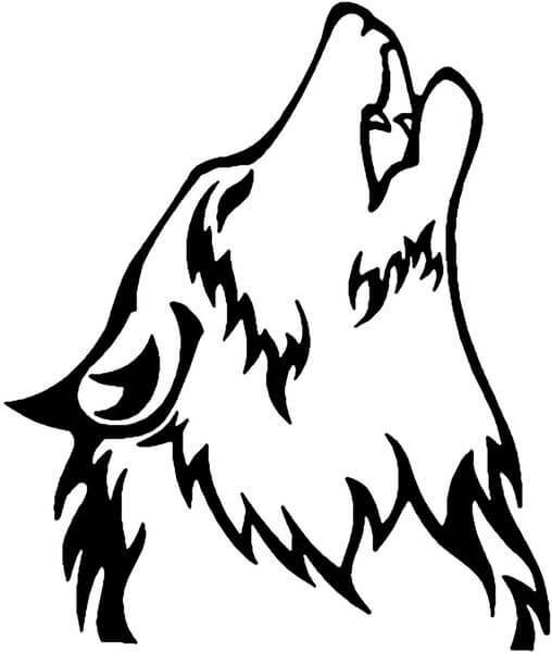 Native Wolf Logo - Native – Unique Custom Decal