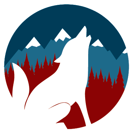 Native Wolf Logo - Native Market | Traditional and Contemporary Native Art