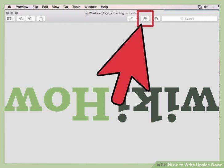 Upside Down Red Comma Logo - How to Write Upside Down: 8 Steps (with Pictures) - wikiHow
