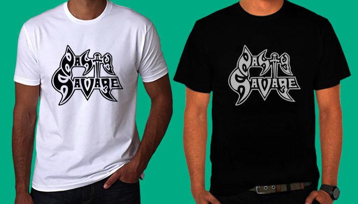 Cool Savage Logo - New NASTY SAVAGE 85 LOGO Black And White T Shirt TEE XS 3XL Tshirt