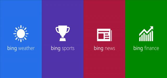 Bing Apps Logo - Bing Apps improved, but only for Windows Phone 8.1