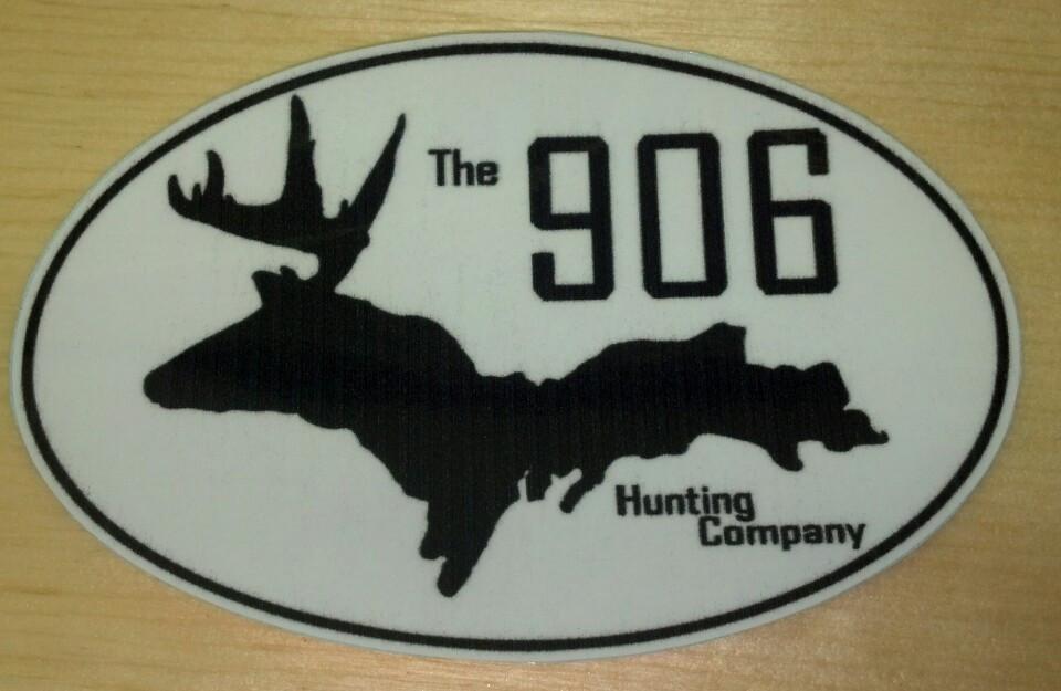 Hunting Company Logo - Black Logo Sticker