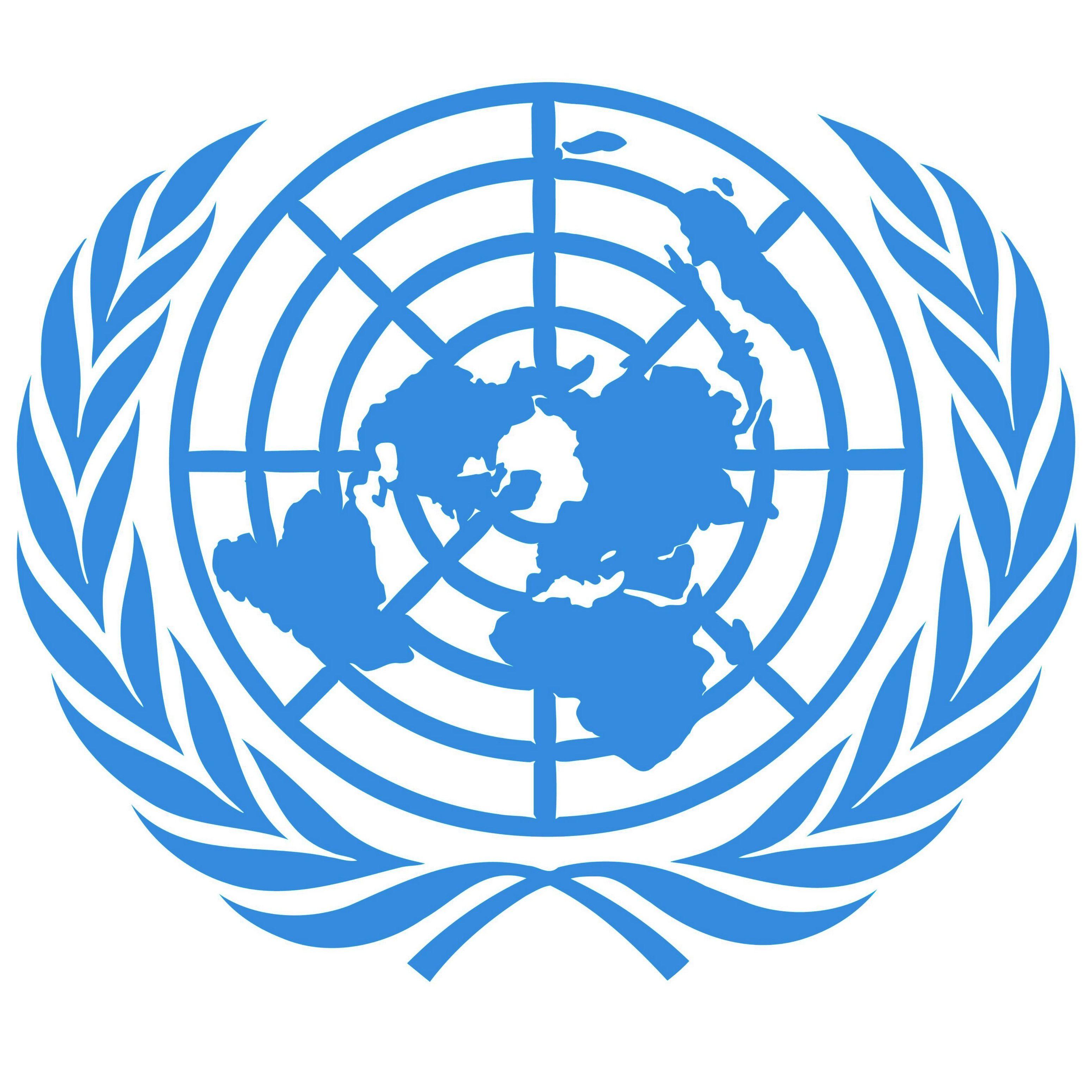 White and Blue Earth Logo - United Nations to investigate if UK welfare reforms violate human