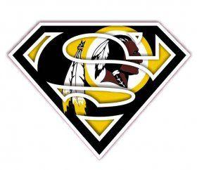 Redskins Superman Logo - Washington Redskins Superman Logo decals stickers$1.50 : Iron