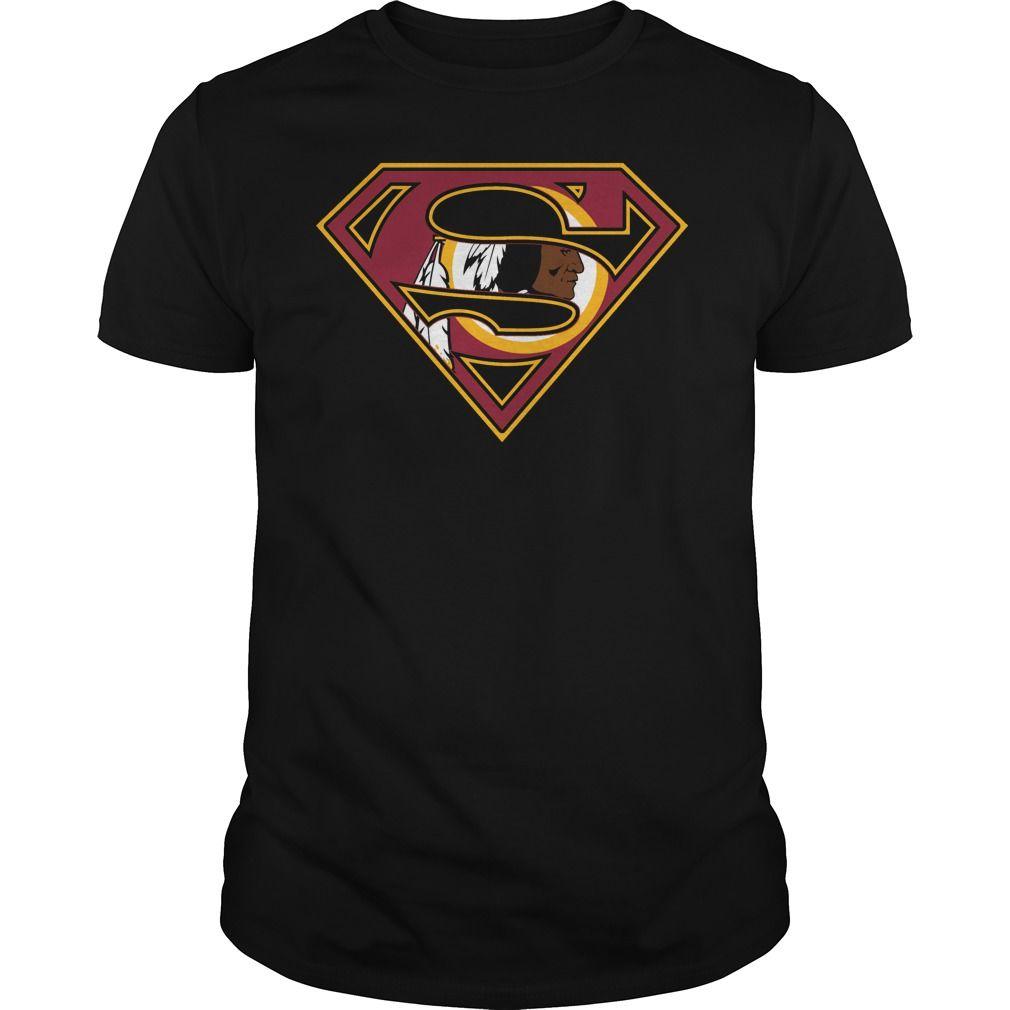 Redskins Superman Logo - Washington Redskins Superman Logo T Shirt T Shirts