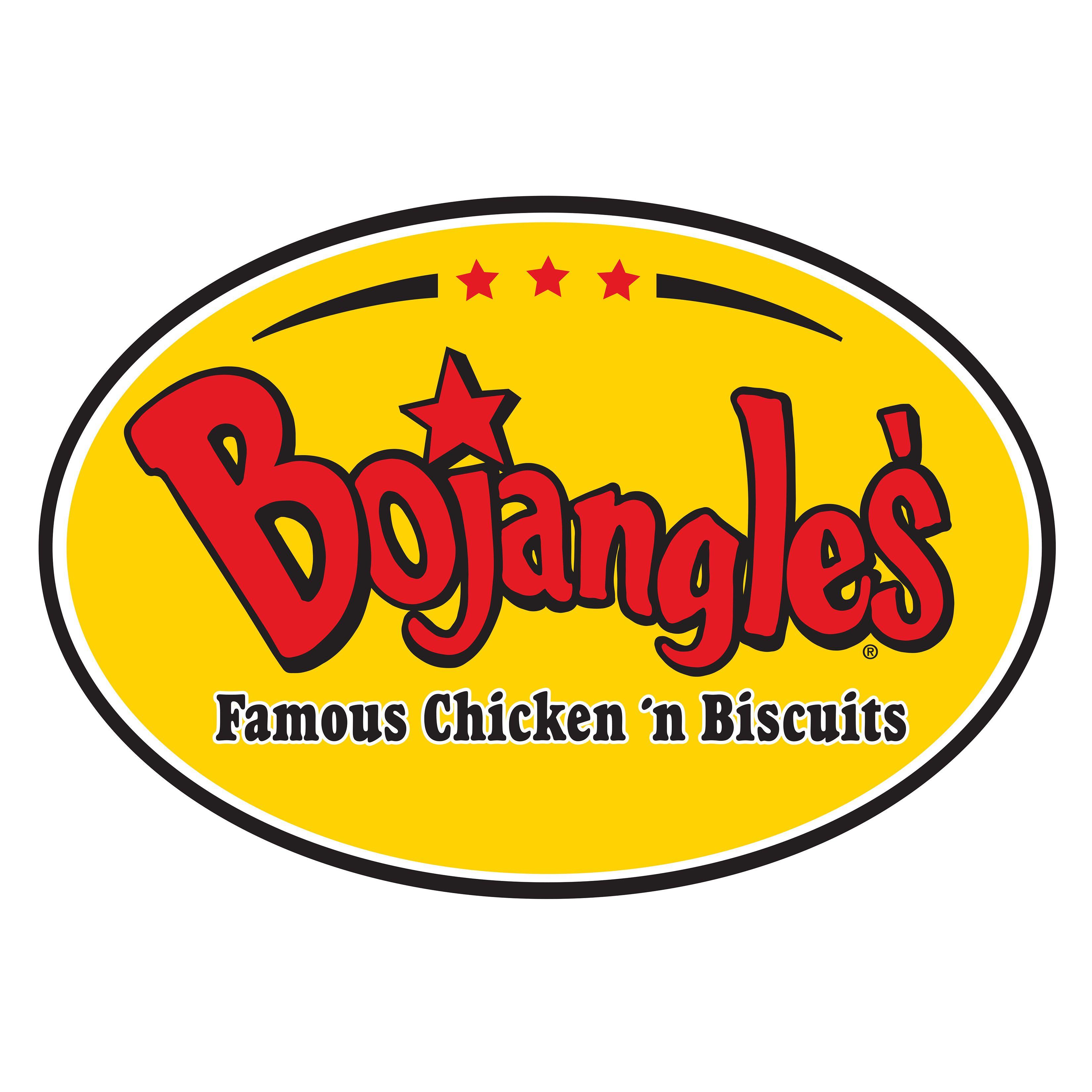 Terrell Red and Yellow Restaurant Logo - Bojangles' at 1183 Franklin Gateway SE in Marietta, GA. Famous