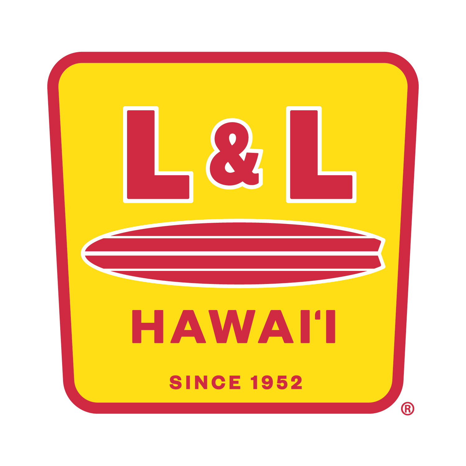 Terrell Red and Yellow Restaurant Logo - L&L Hawaiian Grill