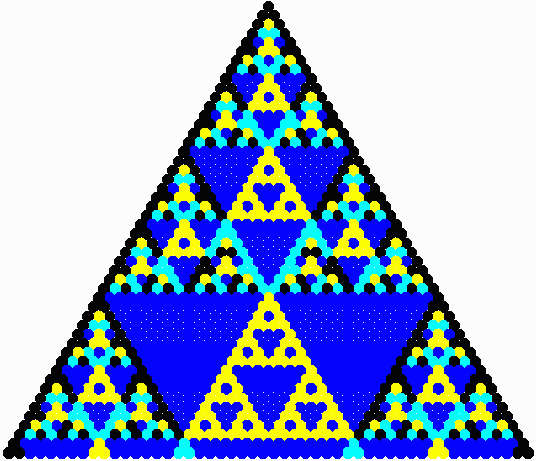 Triangle in Blue N Logo - Patterns in Pascal's Triangle - with a Twist - Patterns for n = 2 ...