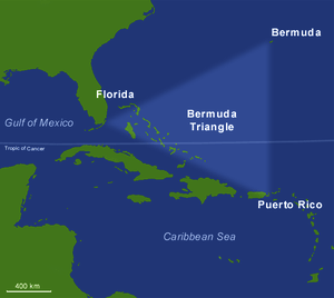 Triangle in Blue N Logo - Bermuda Triangle