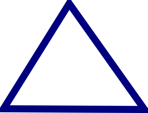 Triangle in Blue N Logo - Clean Triangle Clip Art clip art online
