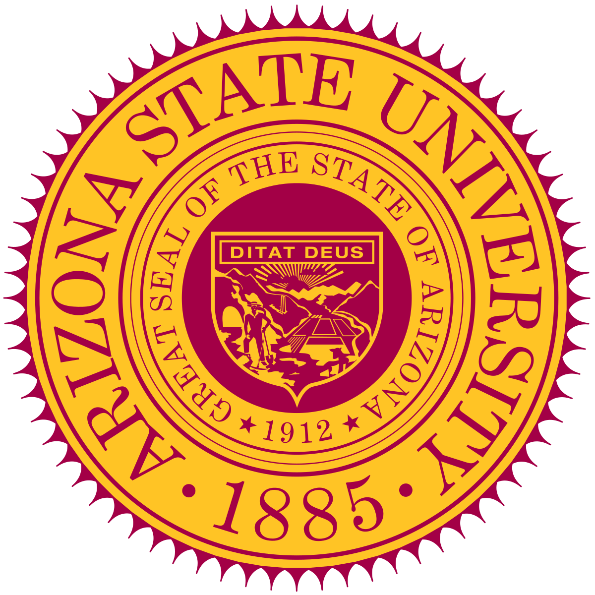 Terrell Red and Yellow Restaurant Logo - Arizona State University