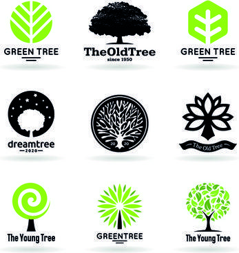Green Tree Logo - Tree logo free vector download (73,065 Free vector) for commercial ...