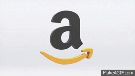 Funny Amazon Logo - Amazon - 3D Brand Logo Animation - 3d-logo.co.uk GIF | Find, Make ...