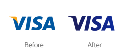 New Visa Logo - Our Favorite Logo Redesigns from 2014 - TradeMark Advertising