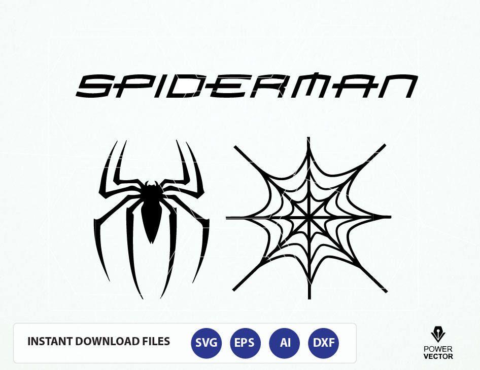Spiderman Logo - Spiderman Logo. Spider Web Svg. Spider-man Clip art. Spider | Etsy