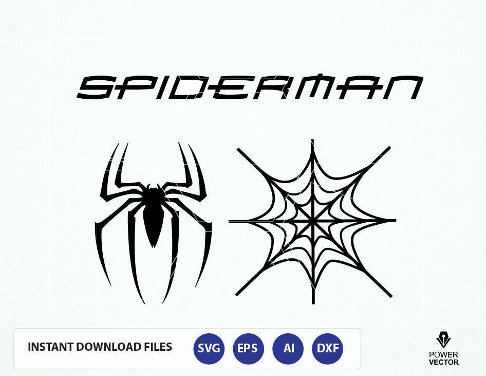 Spiderman Logo - Spiderman Logo. Spider Web Svg. Spider Man Clip Art. Spider