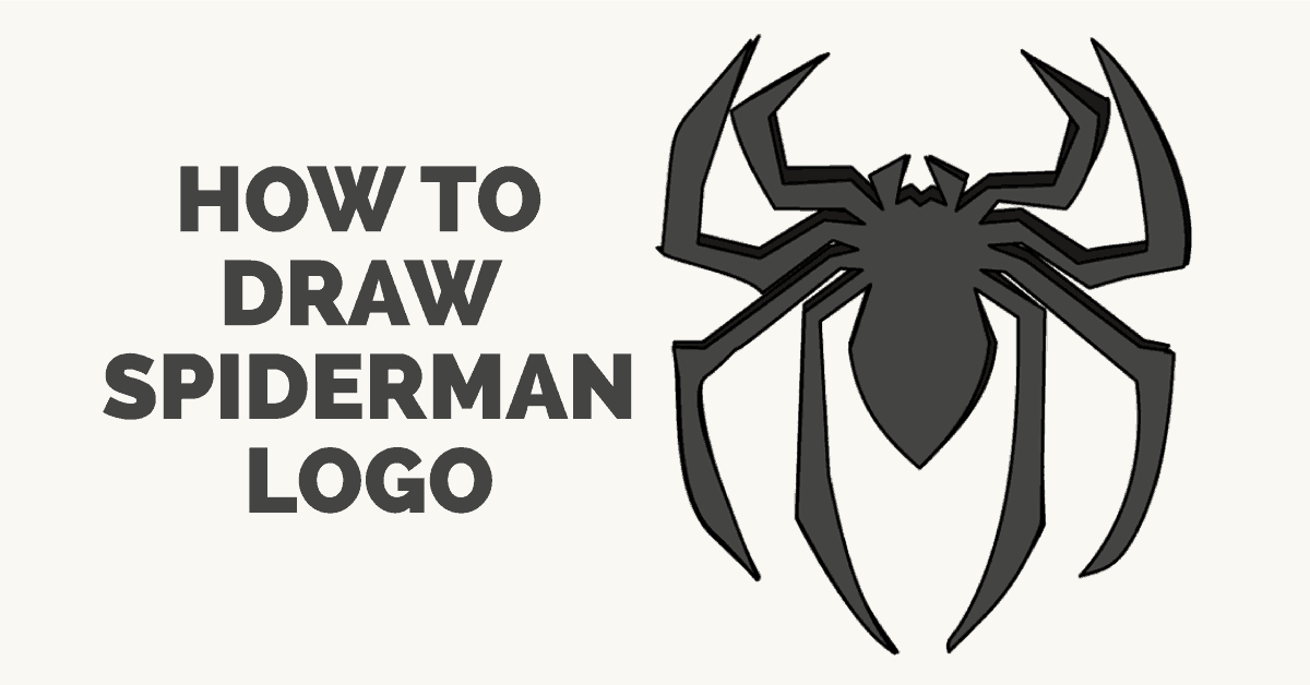 Spider-Man Spider Logo - How to Draw How to Draw Spiderman's Logo in a Few Easy Steps | Easy ...