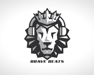 Awesome Black and White Logo - Logopond - Logo, Brand & Identity Inspiration (Awesome Brave Beats ...
