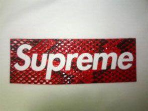 Supreme Snake Logo - Supreme Snakeskin Box Tees | HYPEBEAST