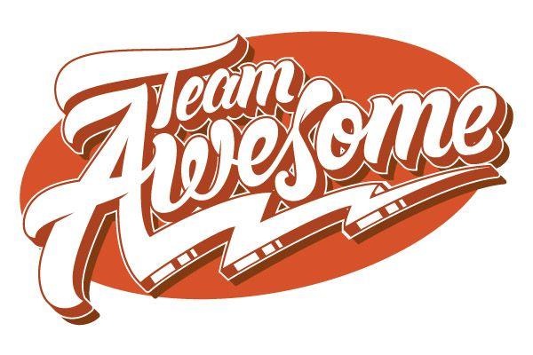 Awesome Logo - Team Awesome: From Hand-Lettered Logotype to Vector in Adobe Illustrator