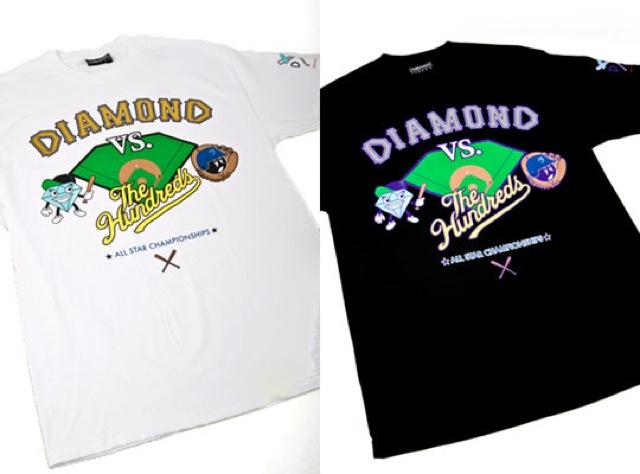 The Hundreds Diamond Supply Co Logo - The Hundreds X Diamond Supply Co. T Shirt