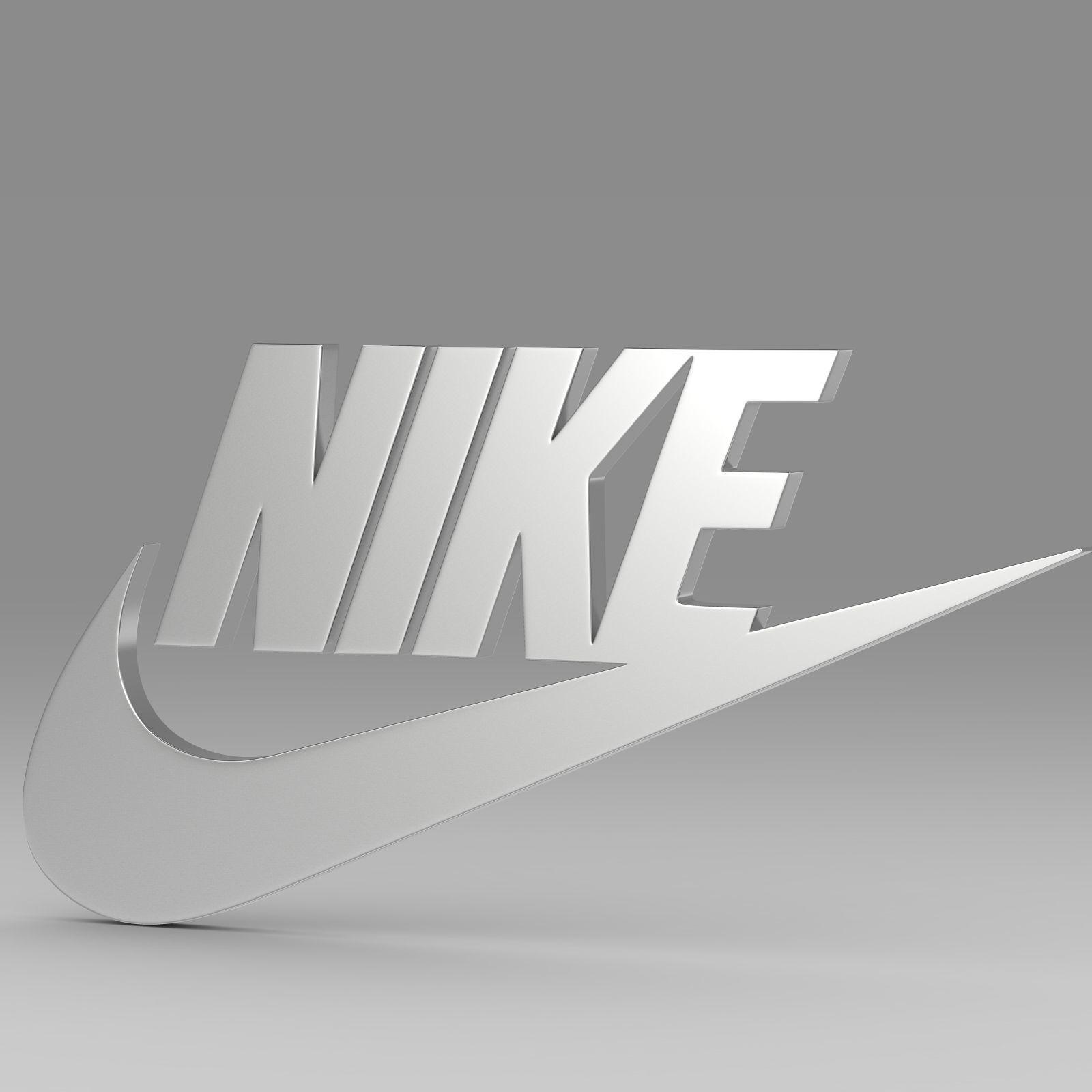 3D Nike Logo - 3D Nike logo high | CGTrader