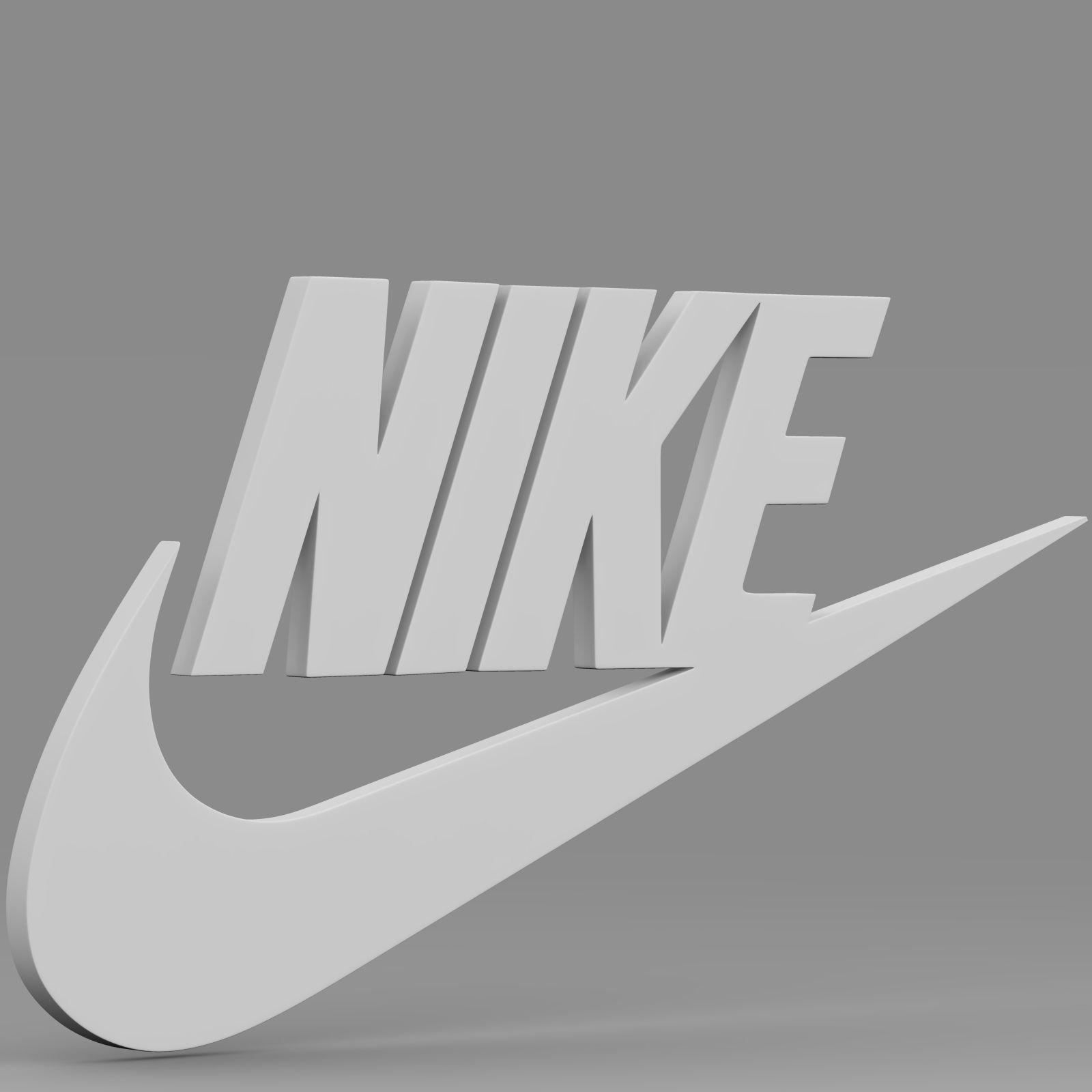 3D Nike Logo - Nike logo 3D Model