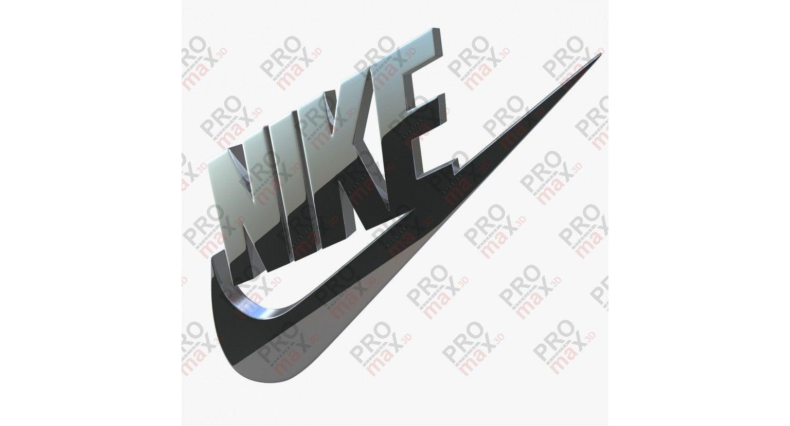 3D Nike Logo - Nike Logo 3d Model