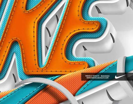3D Nike Logo - Nike logo gets a 3D makeover. Nike. Logo design, Logos, Typography