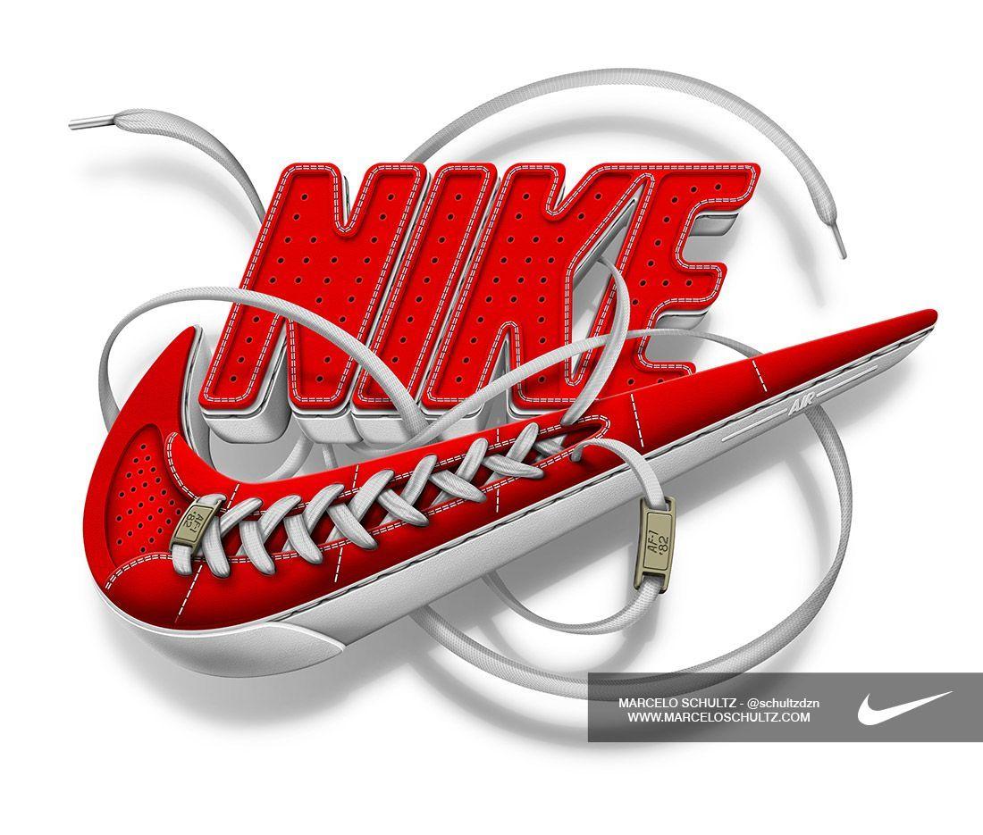 3D Nike Logo - Daily Inspiration. Typography. Nike, Nike logo, Logos