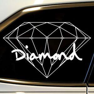 The Hundreds Diamond Supply Co Logo - DIAMOND Supply Co Sticker Vinyl Window Windshield Decal skate dc ...