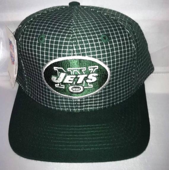 Vintage New York Jets Logo - Vintage New York Jets logo 7 Snapback hat cap rare 90s nwt NFL | Etsy