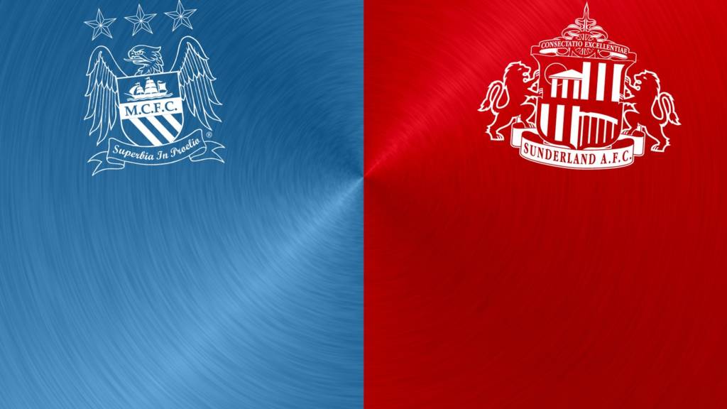 Red and Blue F Crown Logo - Premier League: Man City v Sunderland - Live - BBC Sport