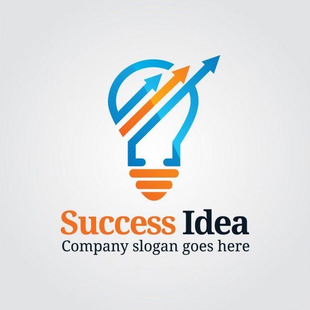 Marketing Logo - Marketing logo with bulb Vector | Free Download