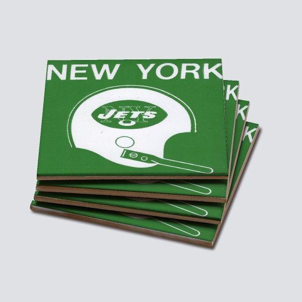 Vintage New York Jets Logo - 1965 New York Jets Logo Coaster