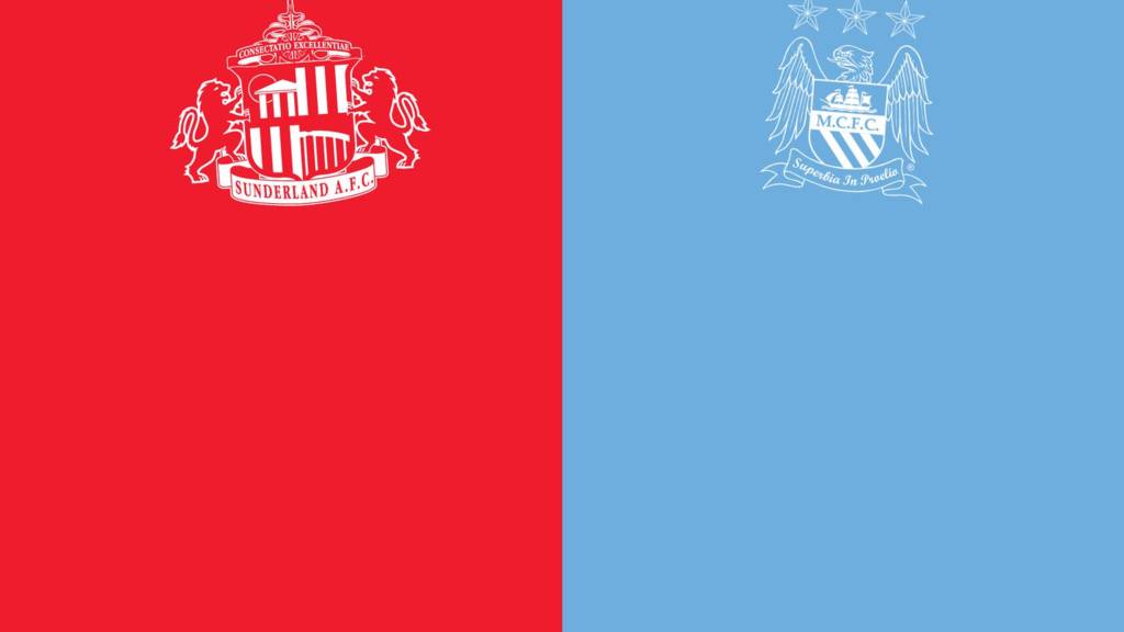 Red and Blue F Crown Logo - Premier League: Sunderland v Manchester City - Live - BBC Sport