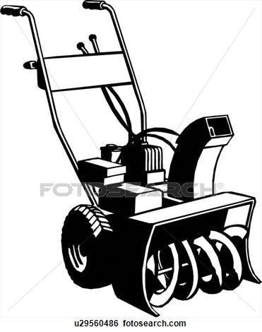 Snow Blowing Logo - Snow Blower Clipart