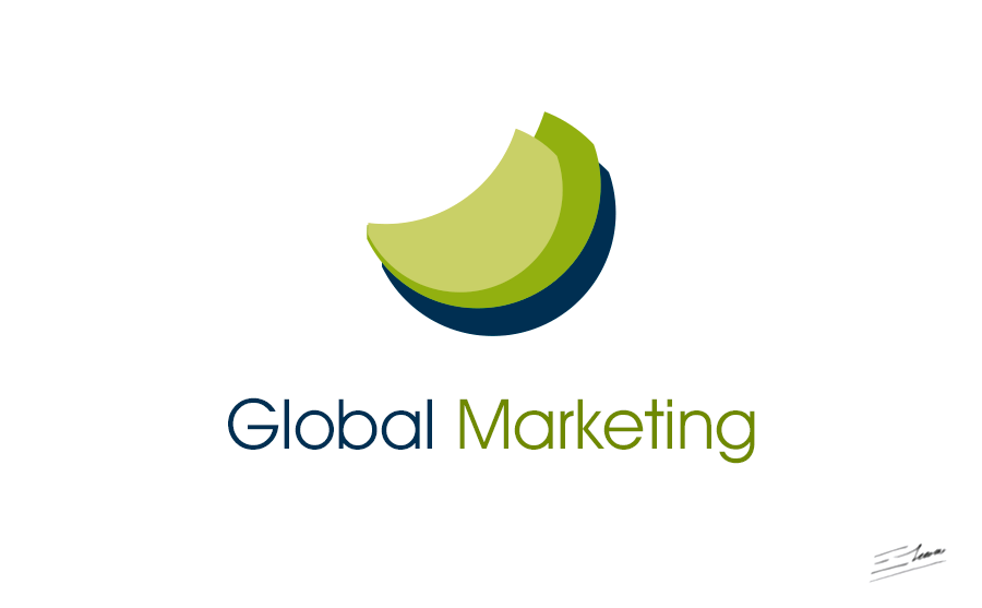 Marketing Logo - Global marketing logo design - a global marketing business logotype ...