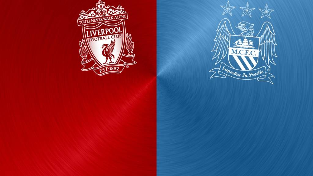 Red and Blue F Crown Logo - Premier League: Liverpool v Manchester City - Live - BBC Sport
