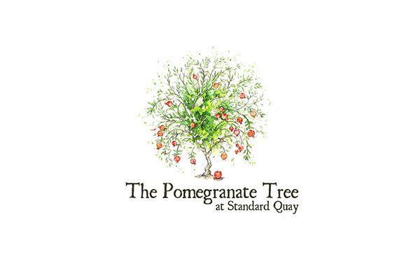 Pomegranate Flower Logo - The Pomegranate Tree // Logo Design on Behance