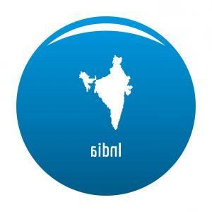 India Globe Logo - India Map In Black Simple Vector | SOIDERGI