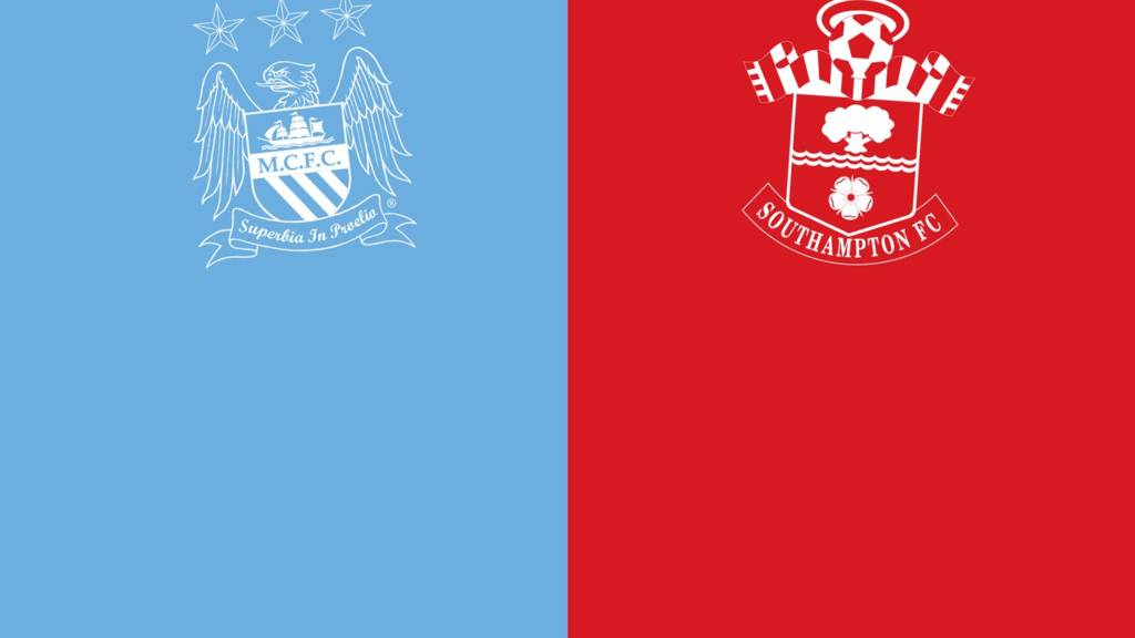 Red and Blue F Crown Logo - Premier League: Manchester City v Southampton - Live - BBC Sport