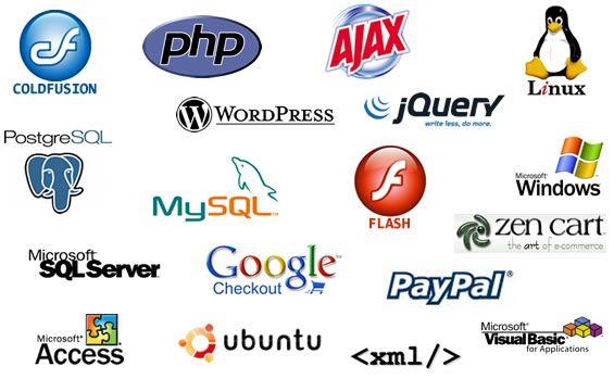 Web and Tech Company Logo - Web Development Blockchain Technology :: Mobile Apps, web tech logo ...