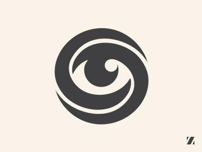 Swirl Eye Logo - Eye of Mobius Logo