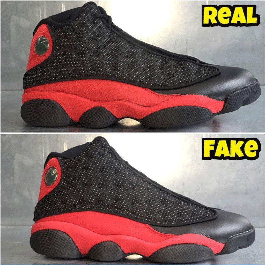 Fake Jordan Logo - How to Spot Fake Jordans. Legit Check Your Jordans&9 Clothing Co