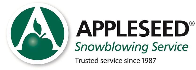 Snow Blowing Logo - Appleseed Snow Blowing Service - Snow Removal Services Ottawa