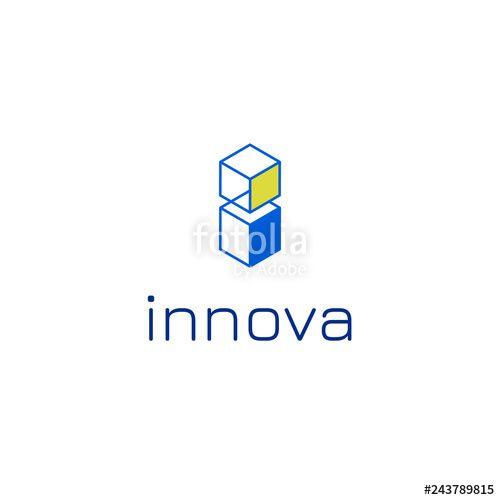 Web and Tech Company Logo - Vector isometric i letter logo design template for innovative
