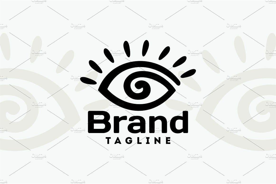 Swirl Eye Logo - Eye Swirl ~ Logo Templates ~ Creative Market