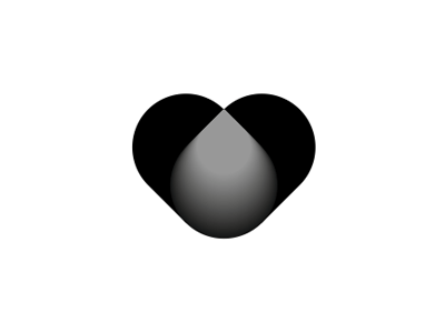 Oil Drop Logo - Black heart / petroleum / oil drop, logo design symbol by Alex Tass ...